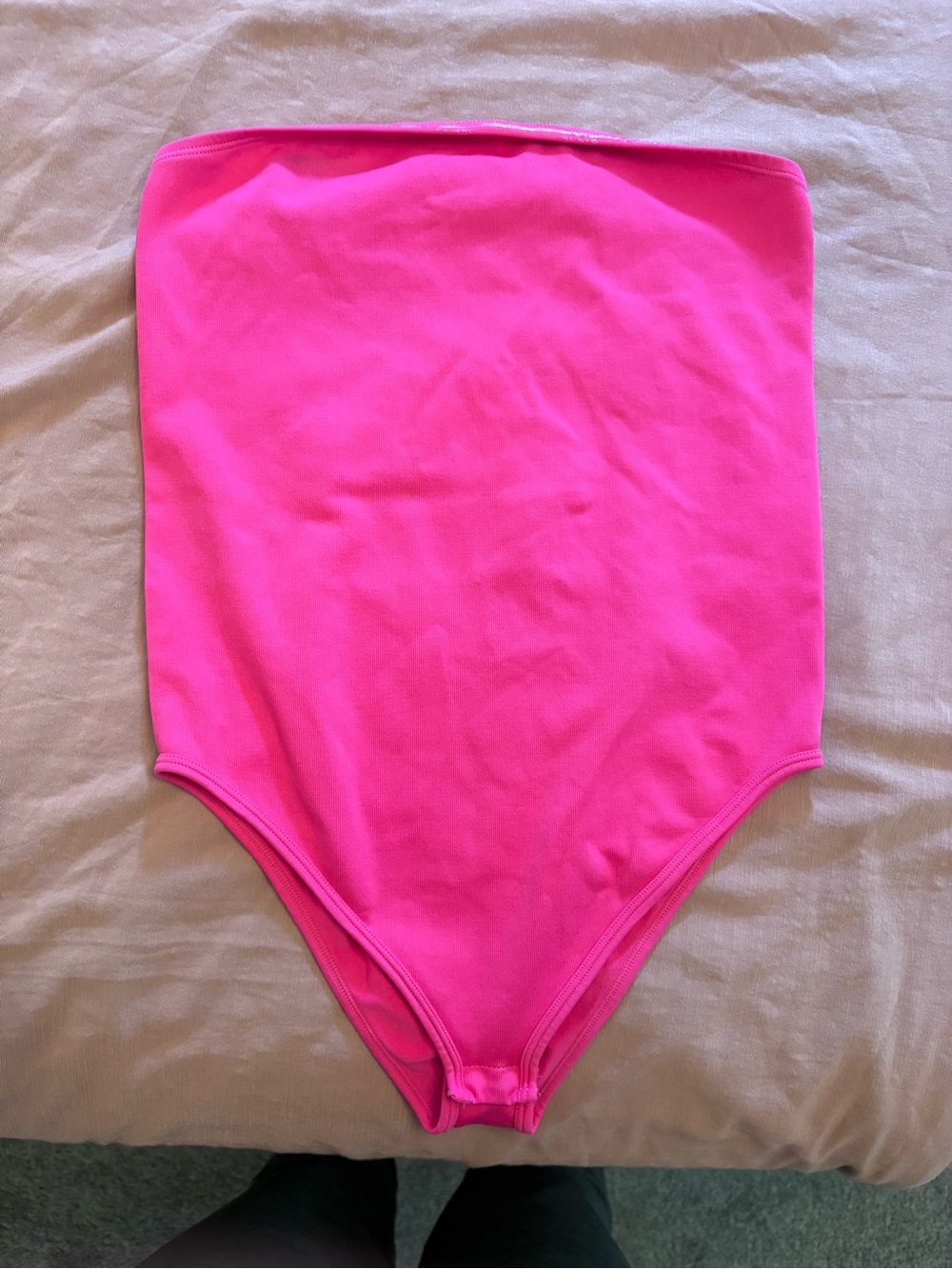 Women’s OQQ High-Waist One-Piece Swimsuit/body suit - Hot Pink medium brand new